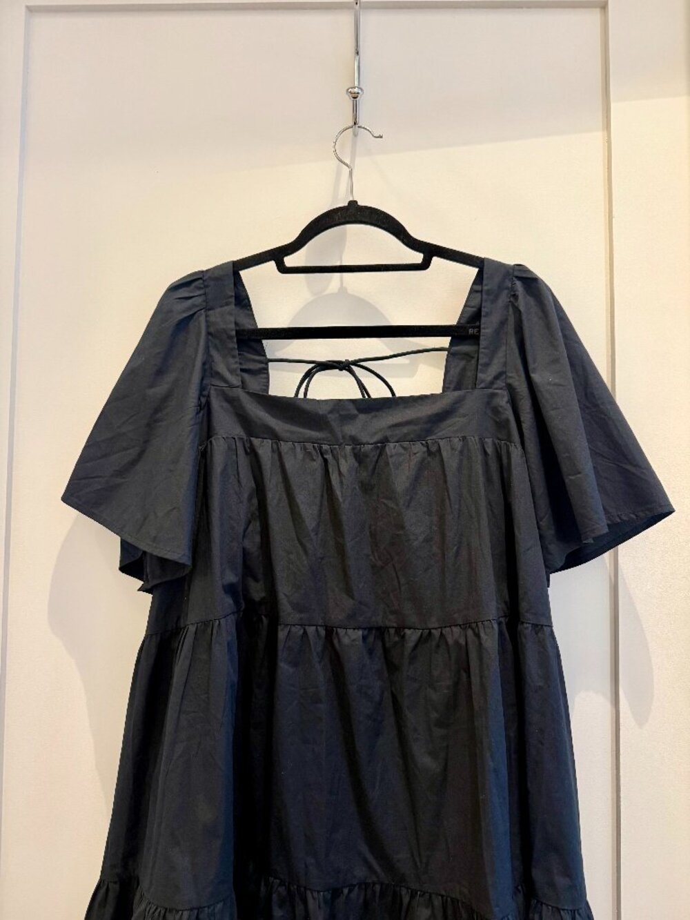 Abercrombie & Fitch Angel Sleeve Trapeze Mini Dress - NWT - XL - Picture 5 of 13